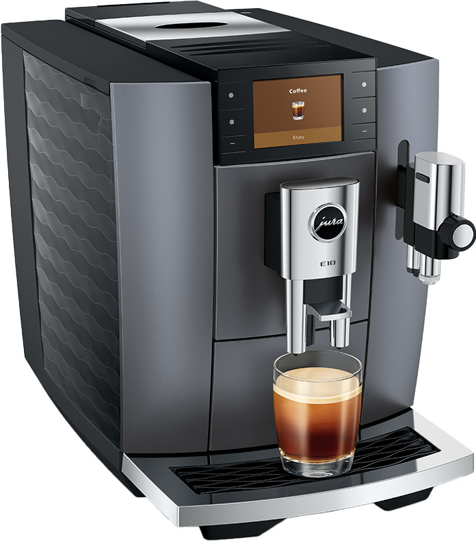 JURA E10 Onyx Grey (EA) linkerkant