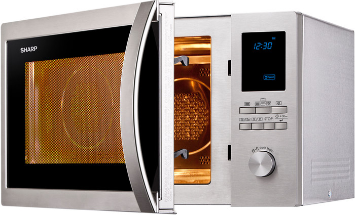 Sharp R922STWE product in gebruik