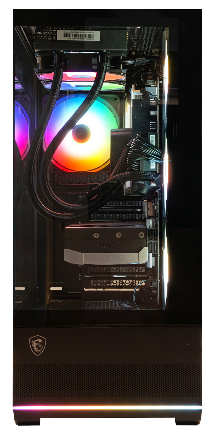 Cobalt x Powered by MSI - Tier 2 - RTX 5070 Ti - Ryzen 7 7800X3D - 32GB - 2TB SSD voorkant