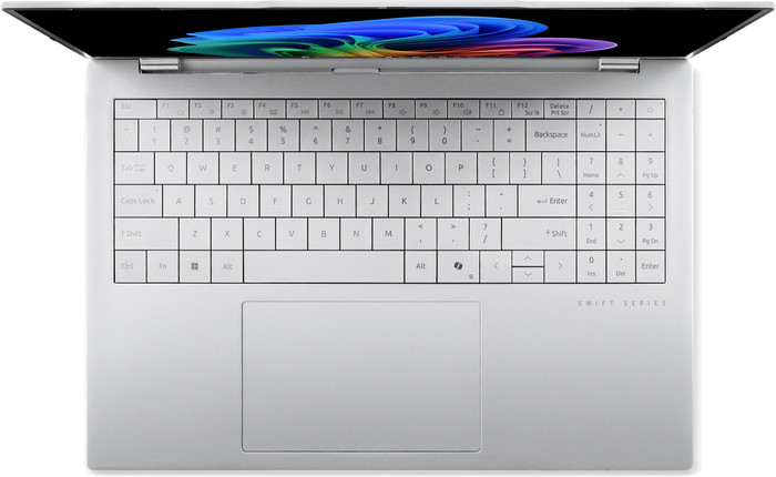 Acer Swift Air OLED Copilot+ PC SFA16-61M-R7WG bovenkant