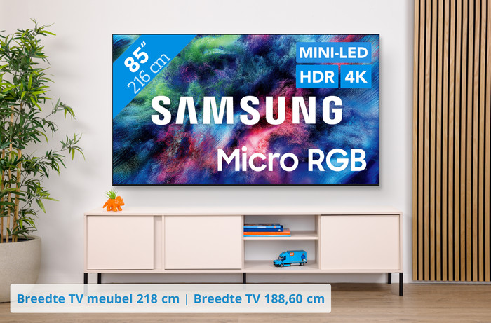 Samsung Micro RGB 85" R95H (2026) visual Coolblue 1
