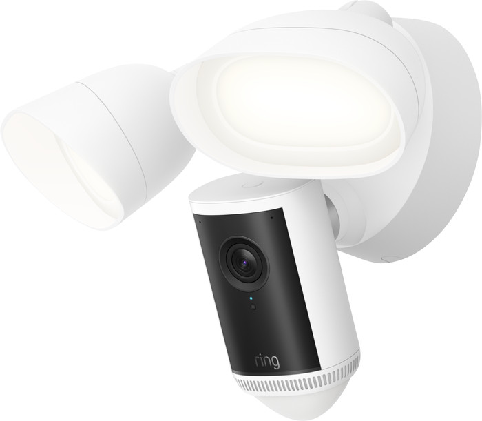 Ring Floodlight Camera Wired Pro 2e Generatie Wit rechterkant