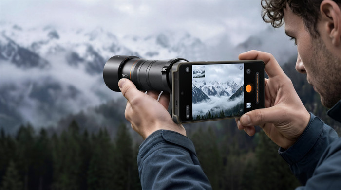 OPPO Find X9 Ultra Hasselblad Camera Kit product in gebruik