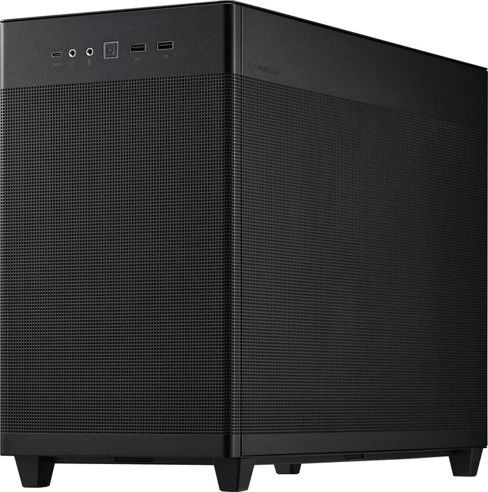 ASUS PRIME AP201 TG Zwart rechterkant