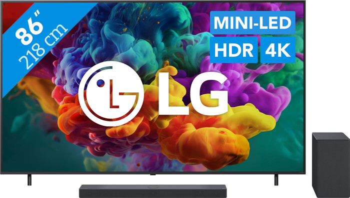 LG Mini-led 86" QNED85 (2026) + LG DSC9S Main Image