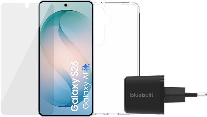 Samsung Galaxy S26 512GB Lichtblauw 5G + Compleet Accessoirepakket Main Image
