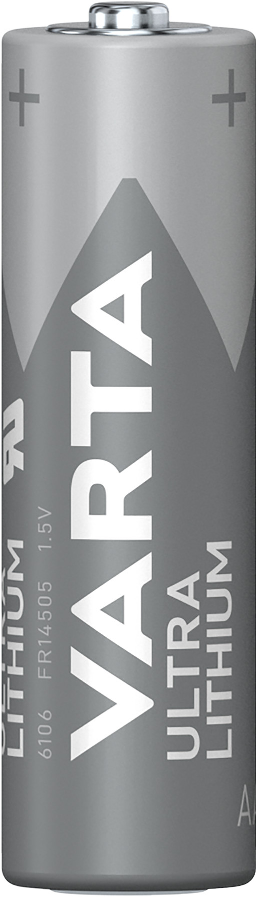 Varta Ultra Lithium AA Blister 4 stuks voorkant