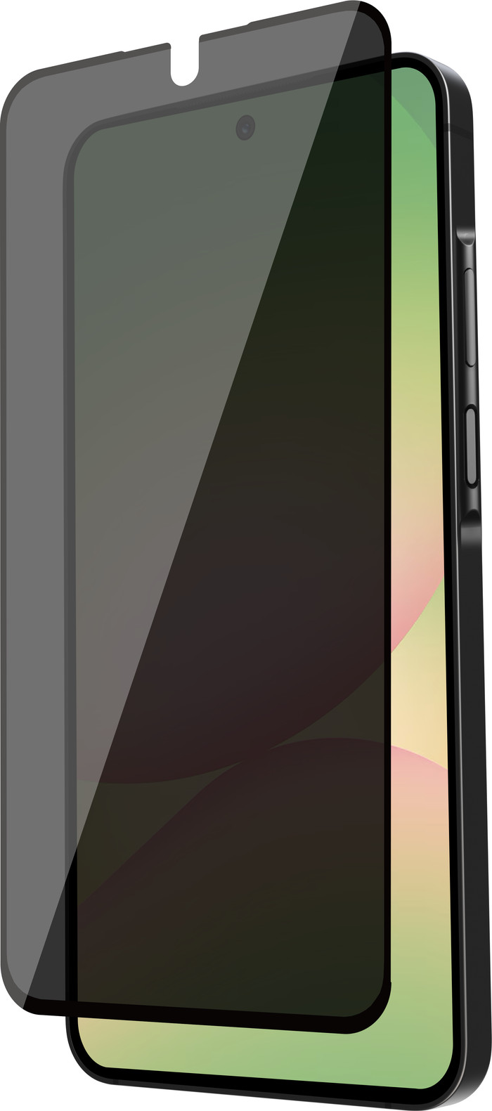 BlueBuilt Samsung Galaxy A57 Privacy Filter Screenprotector Glas voorkant