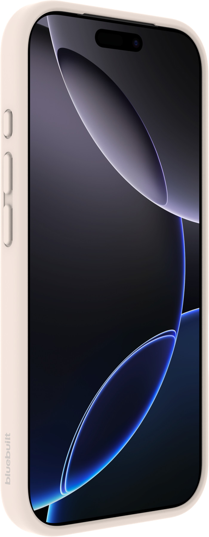 BlueBuilt Protective Back Cover Apple iPhone 17 Pro Beige rechterkant