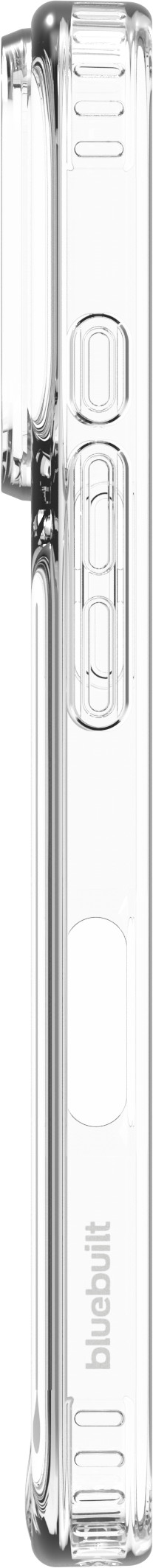 BlueBuilt Protective Back Cover met MagSafe iPhone 17 Pro Transparant linkerkant