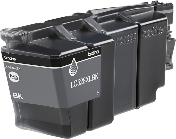 Brother LC-528 XL cartridge zwart binnenkant