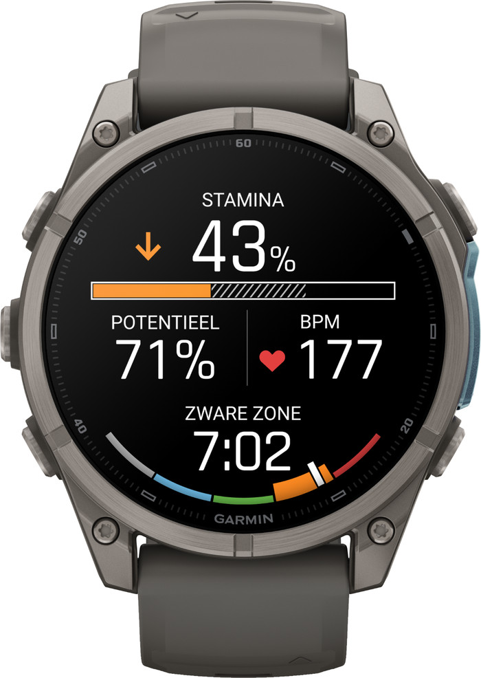 Garmin Fenix 9 Grijs 47mm voorkant