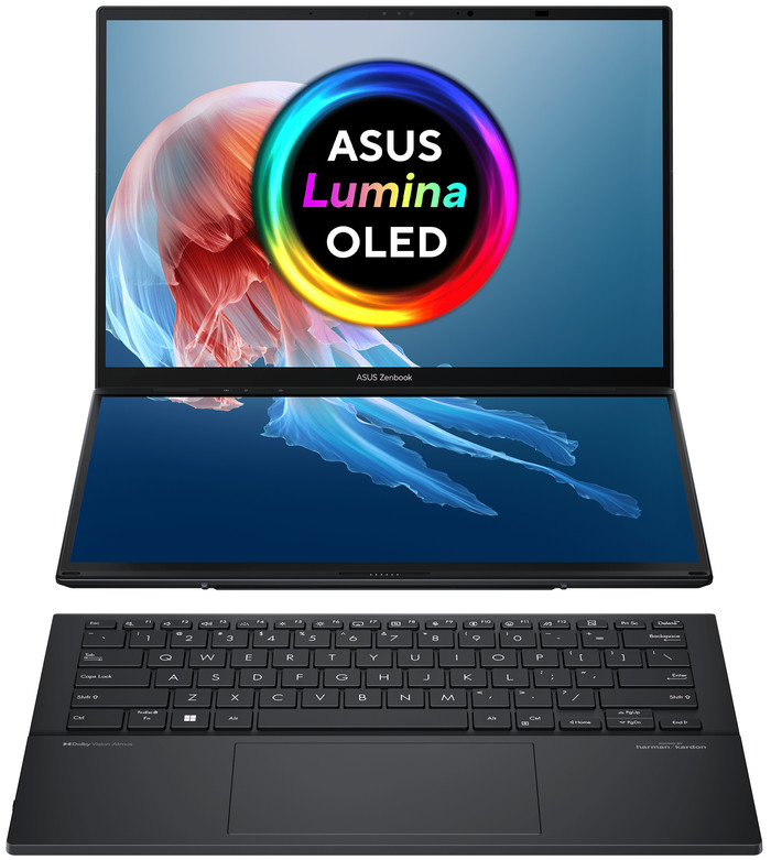 ASUS Zenbook Duo OLED Copilot+ PC UX8406CA-QL038W voorkant