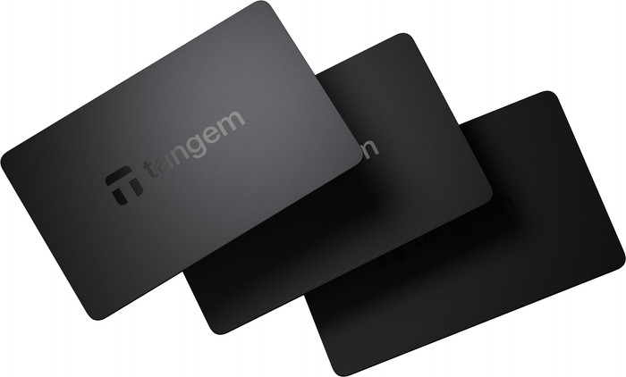 Tangem Wallet 2.0 - Secure Crypto Cold Wallet - 3 Card Set Classic Black Main Image