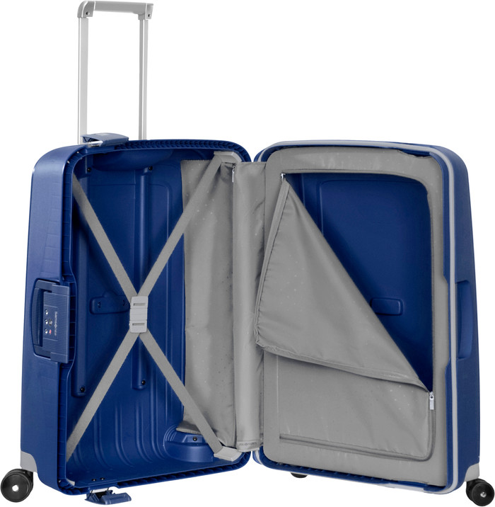 Samsonite S'Cure Spinner 69cm Duo Pack Dark Blue binnenkant