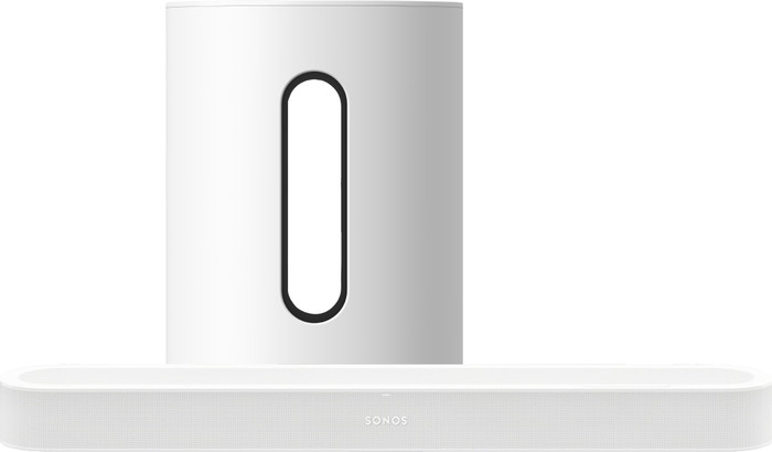 Sonos Beam Ultra Wit + Sonos Sub Mini Main Image