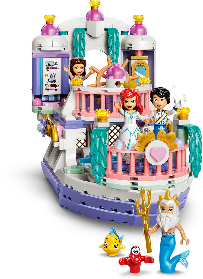 LEGO Disney Ariëls Koninklijke Trouwboot 43299 detail
