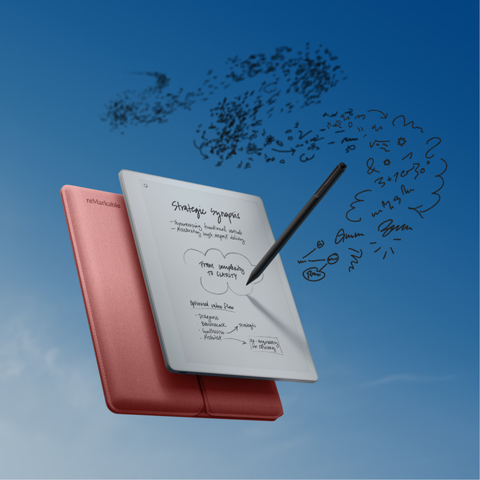 reMarkable Paper Pure met Sleeve Roze visual leverancier