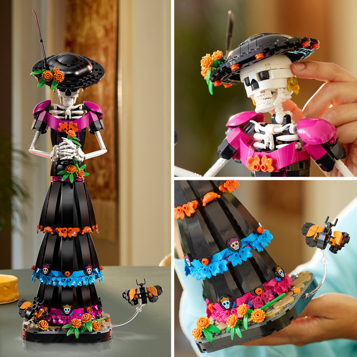 LEGO Ideas La Catrina 21372 product in gebruik