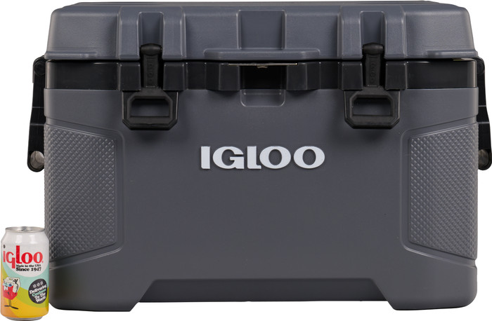 Igloo Trailmate 52 QT Carbonite Roller Cooler product in use