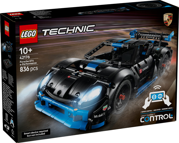 LEGO Technic Porsche GT4 e-Performance racewagen 42176 verpakking