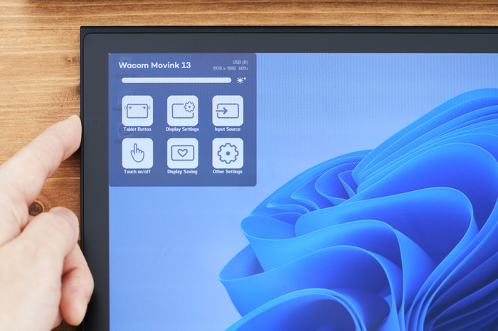 Wacom Movink 13 product in gebruik