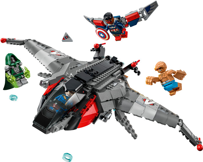 LEGO Marvel Avengers: Doomsday Quinjet 76347 product in gebruik