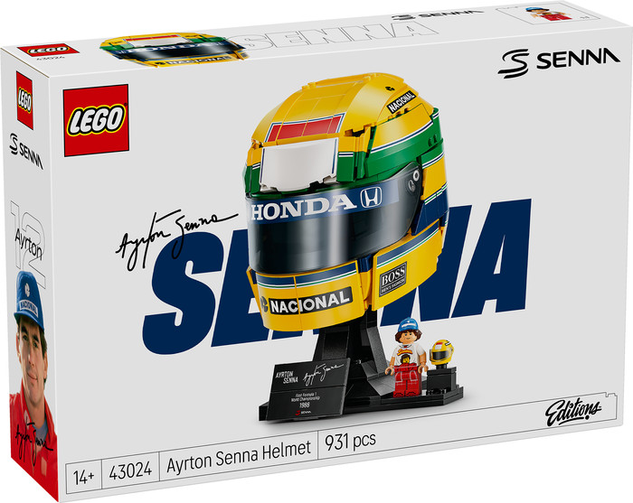 LEGO Editions F1 Ayrton Senna Helm 43024 verpakking
