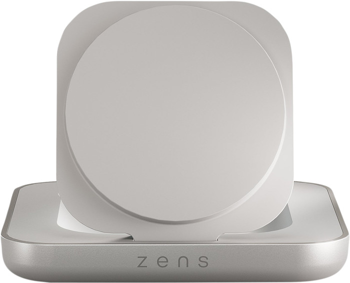 ZENS MagSafe en Qi2 Draadloze Oplader 15W met Standaard Wit voorkant