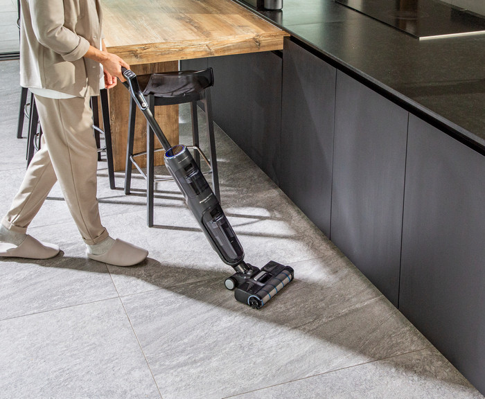 Rowenta X-CLEAN 4 GZ5036 2-in-1 product in gebruik