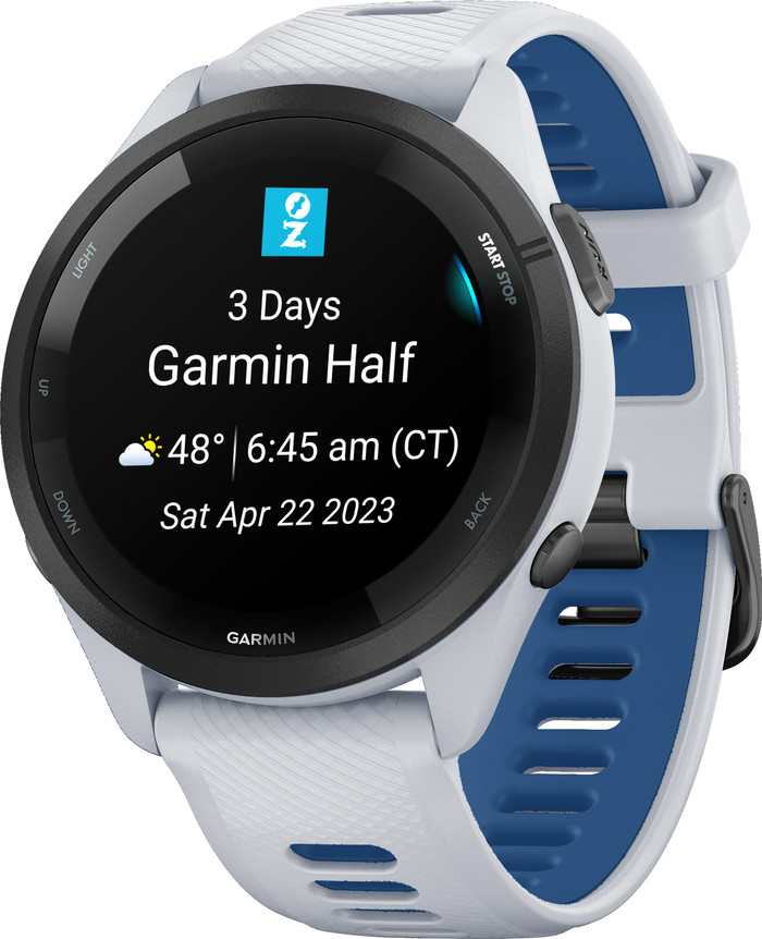 Garmin Forerunner 265 Wit rechterkant