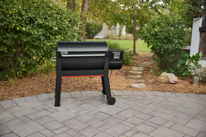 Weber Smoque XL product in gebruik