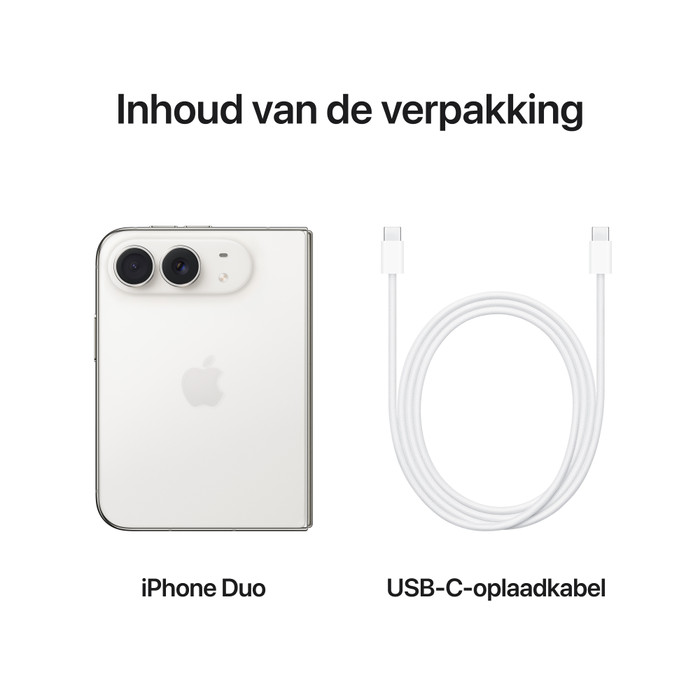 Apple iPhone Duo 256GB Wit visual leverancier