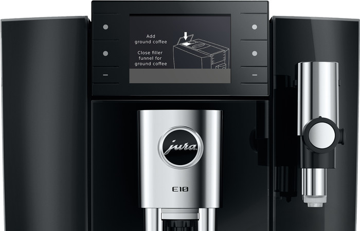 JURA E10 Diamond Black (EA) detail