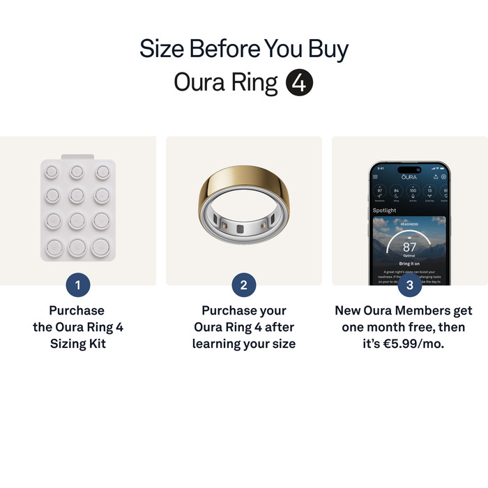 Oura Ring 4 Size 13 Gold visual supplier