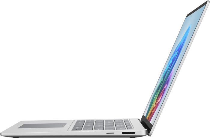 Microsoft Surface Rosemont 15 M12 / 16GB / 1TB Platinum QWERTY rechterkant