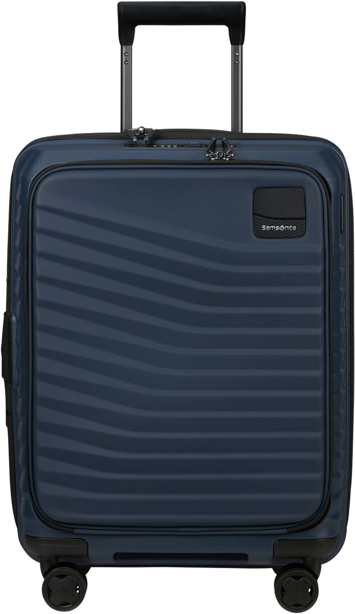 Samsonite Intuo Spinner Easy Access Expandable 55cm Blue Main Image