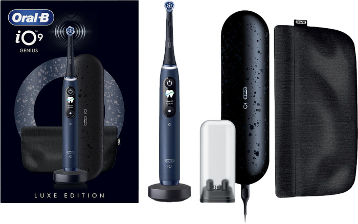 Oral-B iO 9 Safierblauw Luxe Edition verpakking