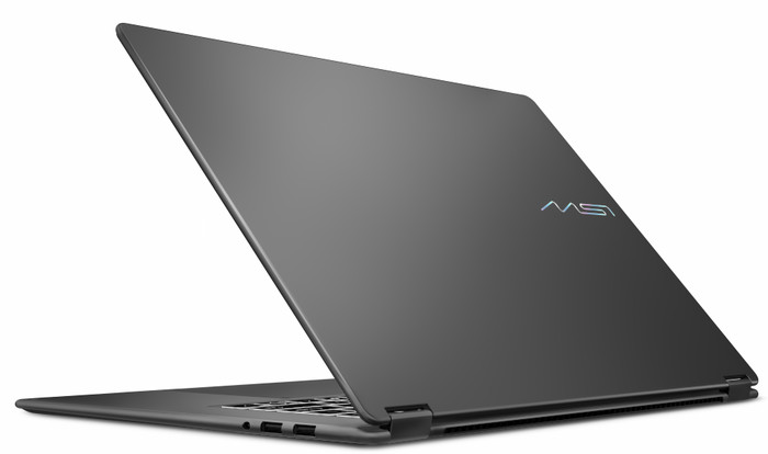 MSI Prestige N16 Flip AI+ OLED NVIDIA RTX Spark N1X C1XMT-037NLY QWERTY achterkant
