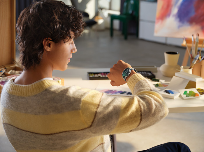 OPPO Watch S 45mm Zwart product in gebruik