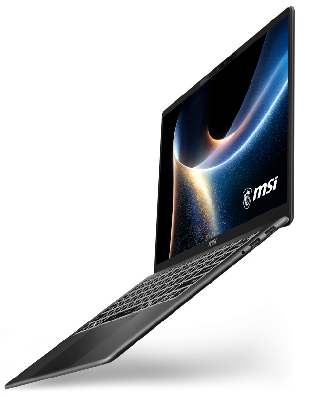 MSI Prestige 14 AI+ OLED D3MG-450NLN QWERTY rechterkant