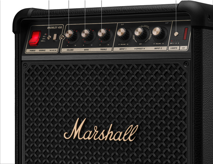 Marshall Bromley 450 detail