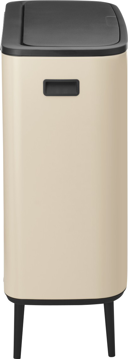 Brabantia Bo Touch Bin Hi Prullenbak 60 liter Soft Beige rechterkant