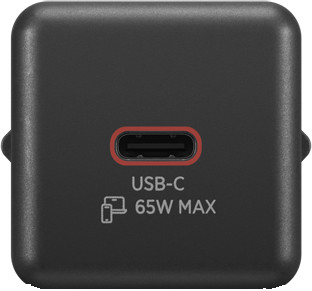 Lenovo 65W Mini Usb C GaN Oplader voorkant