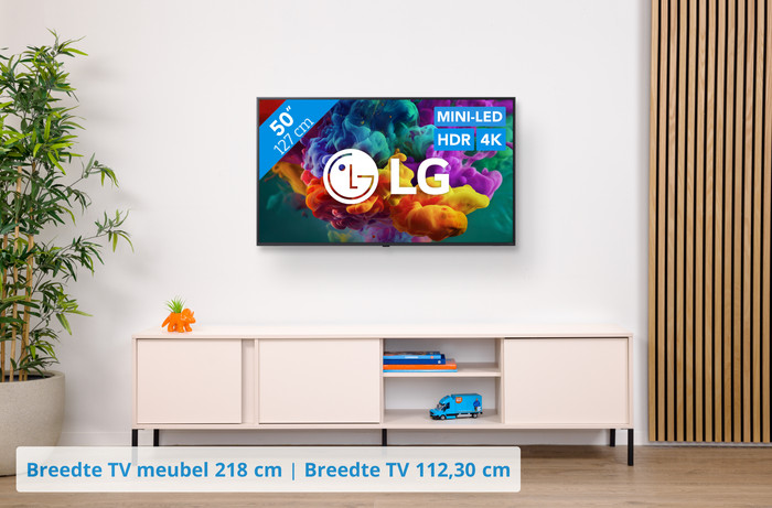 LG Mini-led 50" QNED85 (2026) visual Coolblue 1