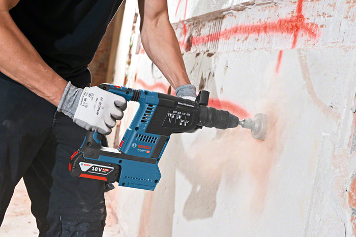 Bosch Professional 5-delige Combiset product in gebruik