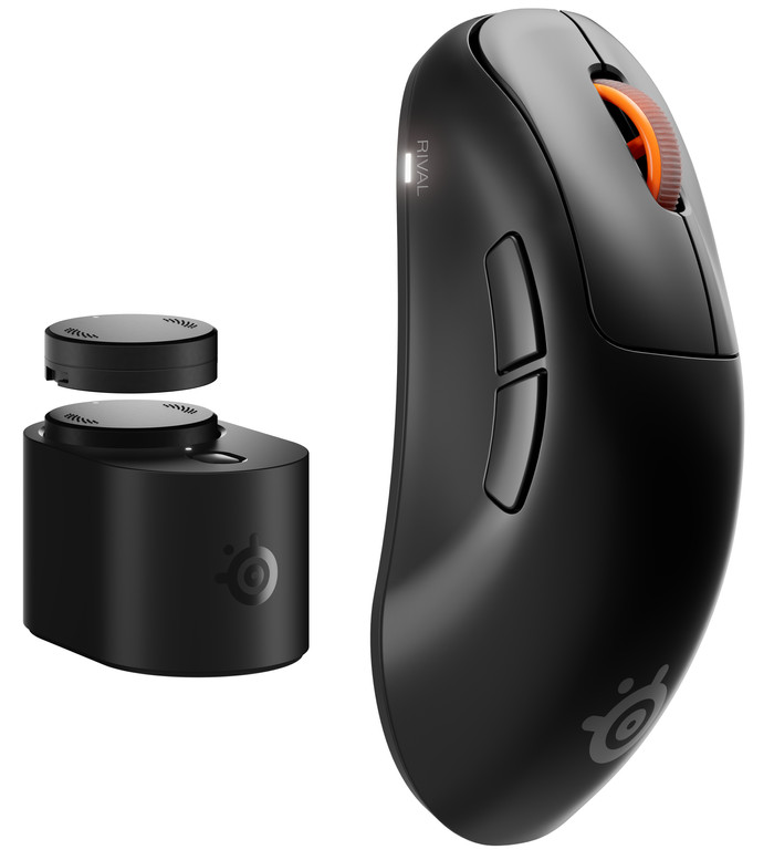 SteelSeries Rival Pro WL Mini Draadloze Gaming Muis Zwart samengesteld product