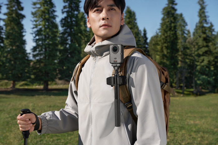 DJI Osmo 360 II Adventure Combo product in gebruik