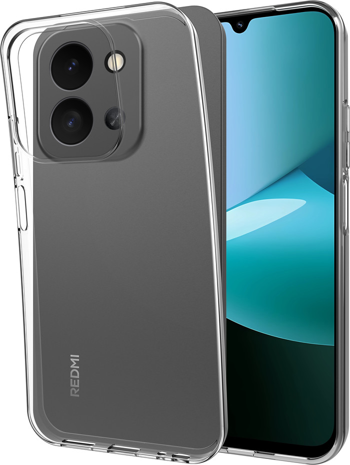 Just in Case Soft Design Xiaomi Redmi 15C Back Cover Transparant voorkant