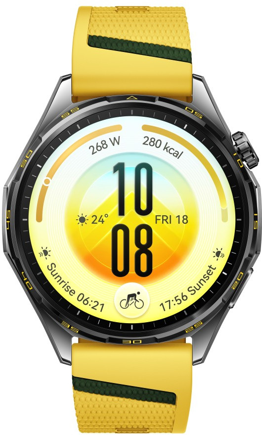 Huawei Watch GT 7 46 mm Geel voorkant